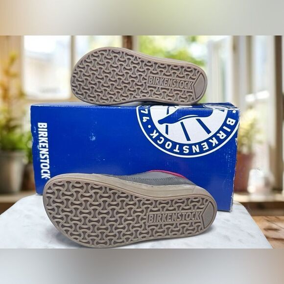 BIRKENSTOCK Kids Astee Leather Supportive ColorBlock Sneaker Shoes Regular Fit - Picture 10 of 15